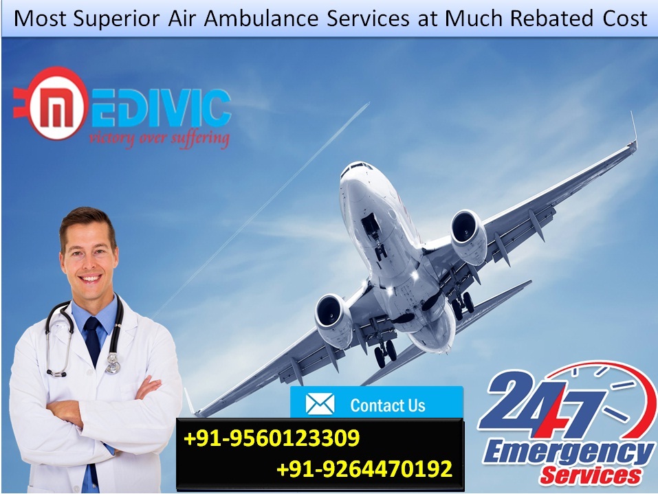 Medivic Aviation Air Ambulance Service in Kolkata